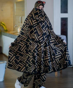 খিমার-প্লাজো-নিকাব সেট-কোড-701